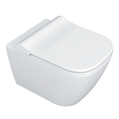 LUNA WC ŠKOLJKA VISEĆA RIMLESS bez bočnih otvora